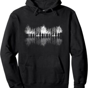Winter Trees Reflection Hoodie