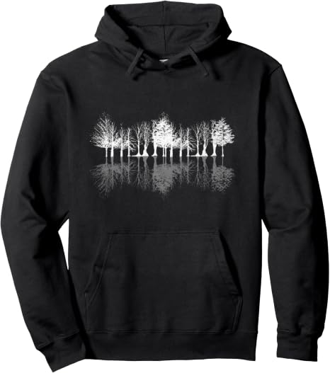 Winter Trees Reflection Hoodie