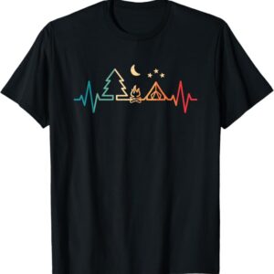 Camping Heartbeat T-Shirt