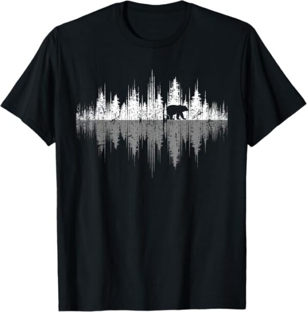 Bear in the Forest Soundwave T-Shirt