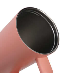 Insulated Stainless Steel Tumbler with Comfort-Grip Handle and Straw Lid - Image 3