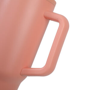 Insulated Stainless Steel Tumbler with Comfort-Grip Handle and Straw Lid - Image 4