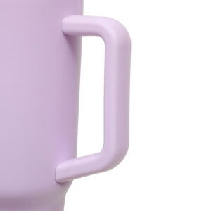 Stainless Steel Travel Tumbler with Handle and Versatile Straw Lid - Image 4