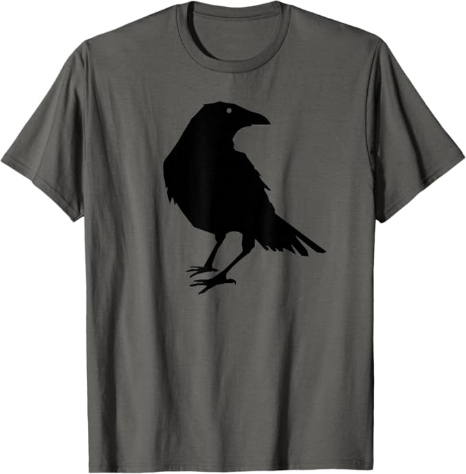 Black Crow Silhouette T-Shirt - Image 1